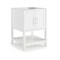 Alaterre Furniture Bennet 2pc Wooden Bathroom Vanity Set - 24-in. L Vanity, 30-in. L Rectangular Mirror, White AVAN2400WHA - alternate 2